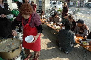三池夕市だご汁会