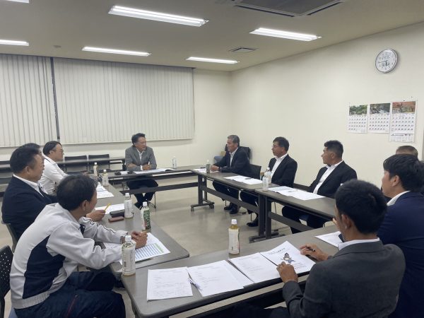 ナス施設改善事業拡充提案～県議と意見交換～